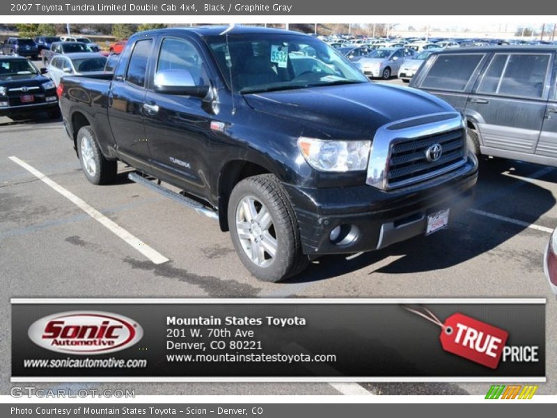 Black / Graphite Gray 2007 Toyota Tundra Limited Double Cab 4x4