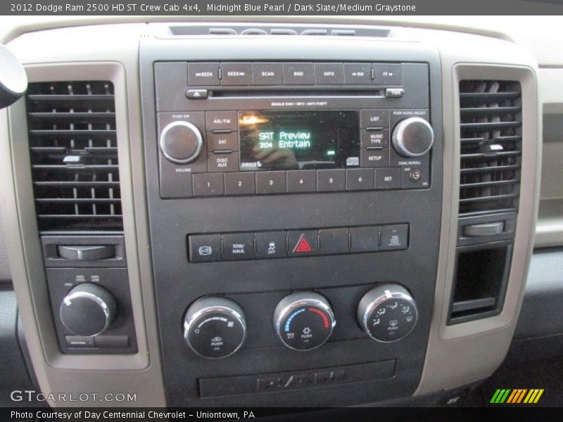 Midnight Blue Pearl / Dark Slate/Medium Graystone 2012 Dodge Ram 2500 HD ST Crew Cab 4x4