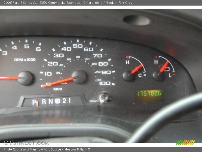 Oxford White / Medium Flint Grey 2006 Ford E Series Van E350 Commercial Extended