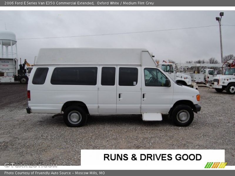 Oxford White / Medium Flint Grey 2006 Ford E Series Van E350 Commercial Extended