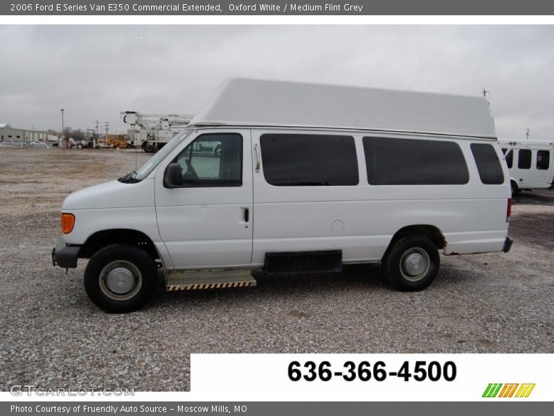 Oxford White / Medium Flint Grey 2006 Ford E Series Van E350 Commercial Extended