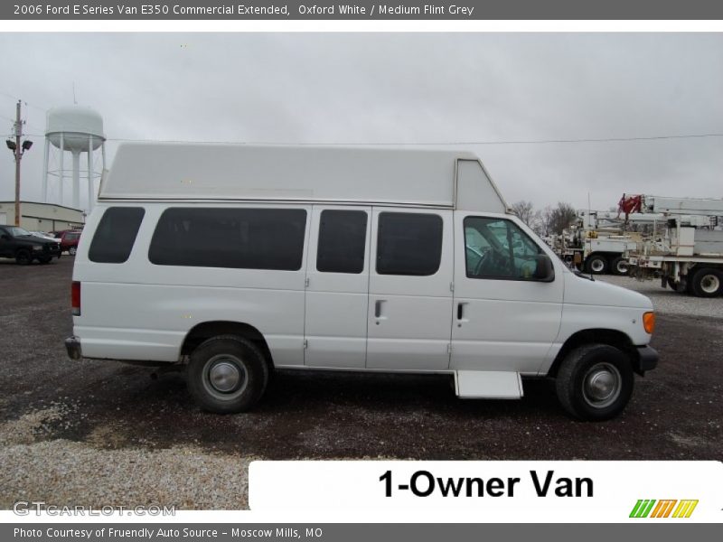 Oxford White / Medium Flint Grey 2006 Ford E Series Van E350 Commercial Extended