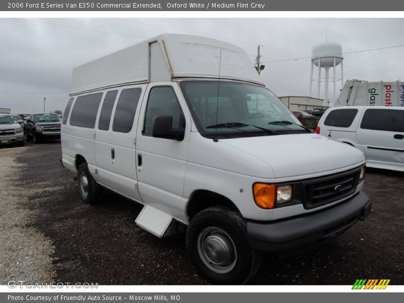 Oxford White / Medium Flint Grey 2006 Ford E Series Van E350 Commercial Extended