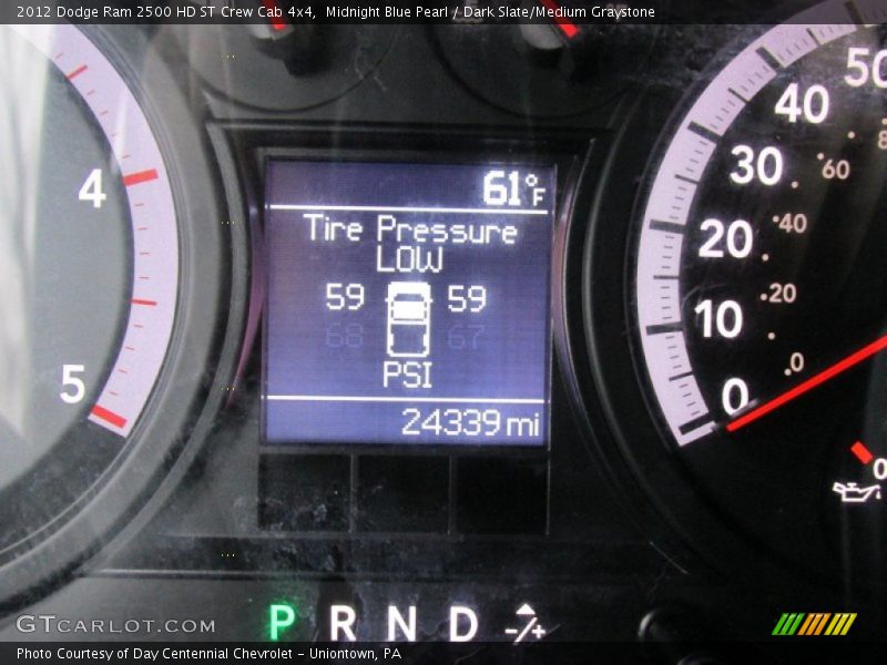 Midnight Blue Pearl / Dark Slate/Medium Graystone 2012 Dodge Ram 2500 HD ST Crew Cab 4x4