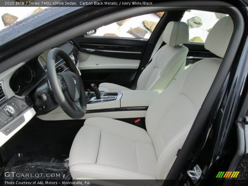 Front Seat of 2015 7 Series 740Li xDrive Sedan