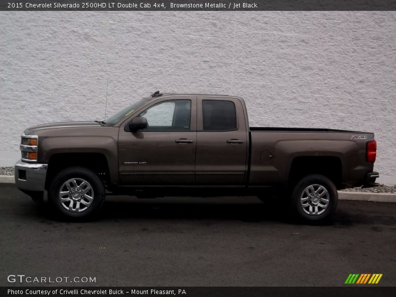 Brownstone Metallic / Jet Black 2015 Chevrolet Silverado 2500HD LT Double Cab 4x4