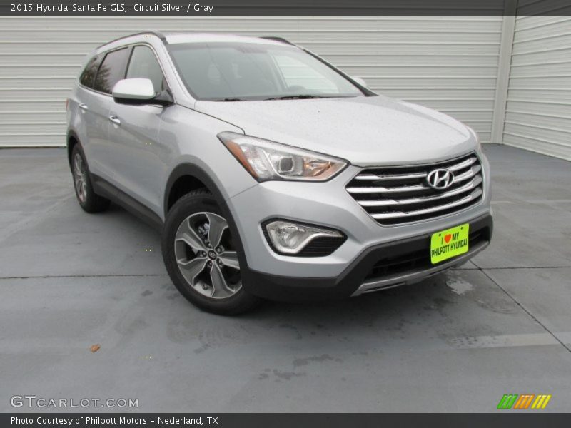 Circuit Silver / Gray 2015 Hyundai Santa Fe GLS