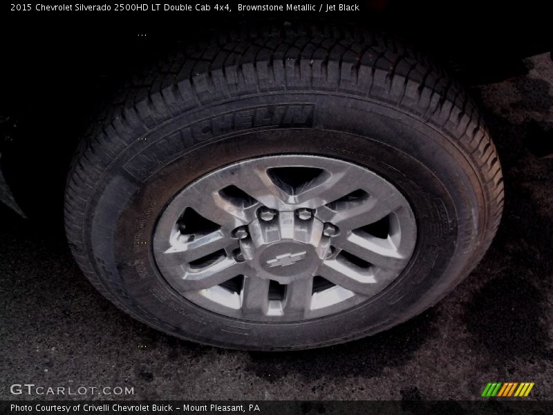 Brownstone Metallic / Jet Black 2015 Chevrolet Silverado 2500HD LT Double Cab 4x4