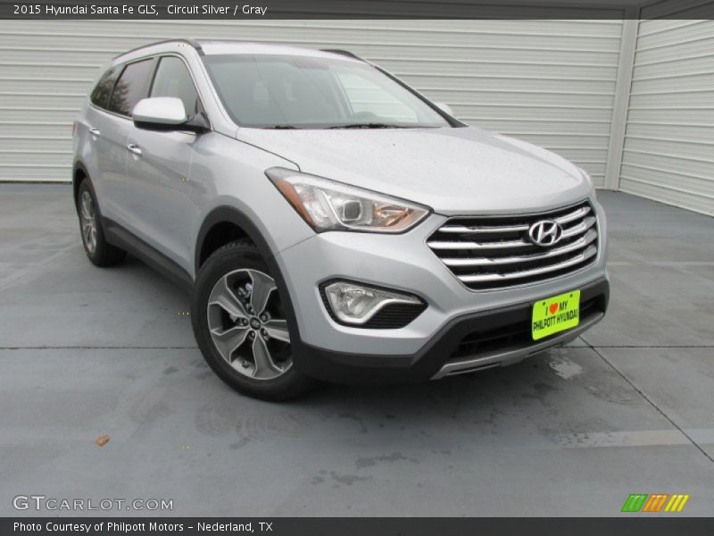 Circuit Silver / Gray 2015 Hyundai Santa Fe GLS