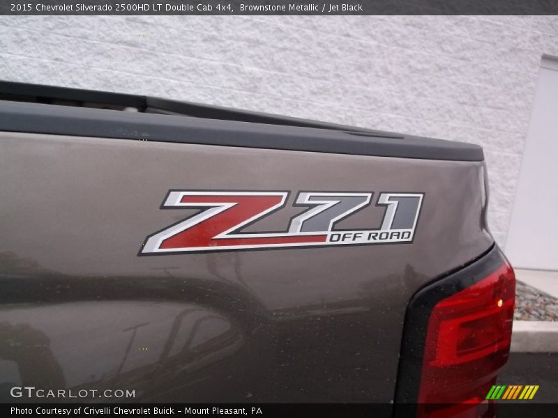 Brownstone Metallic / Jet Black 2015 Chevrolet Silverado 2500HD LT Double Cab 4x4