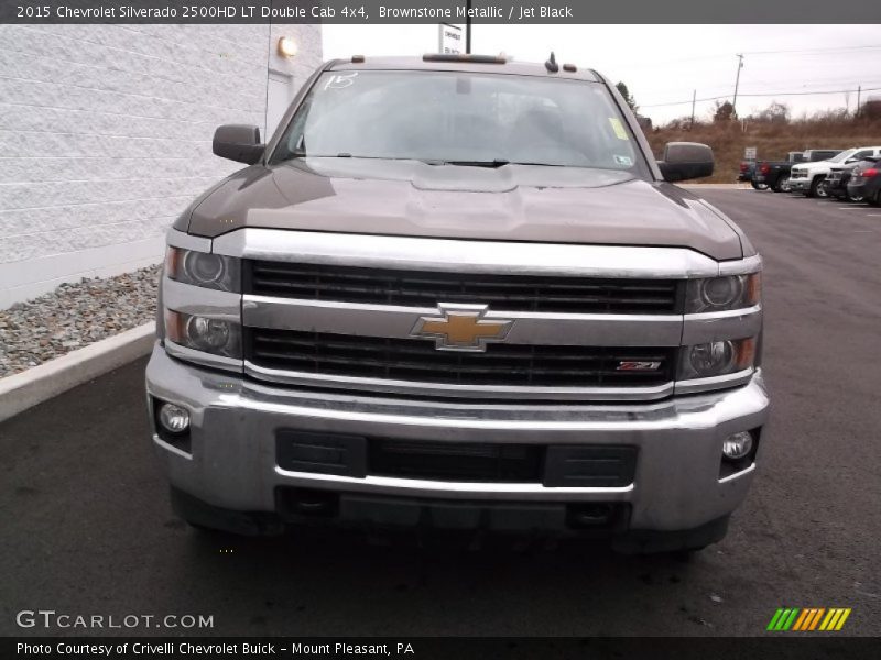Brownstone Metallic / Jet Black 2015 Chevrolet Silverado 2500HD LT Double Cab 4x4