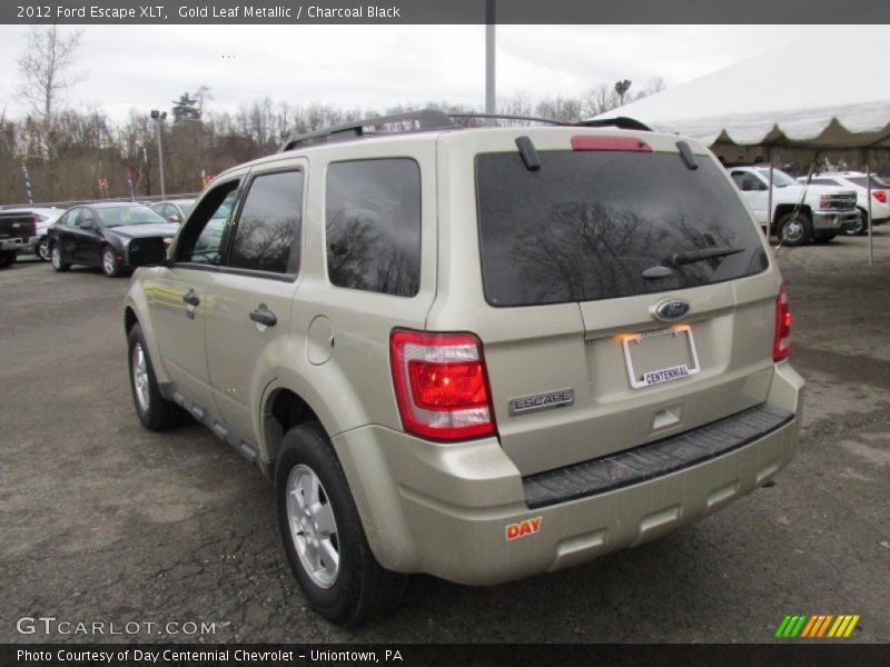 Gold Leaf Metallic / Charcoal Black 2012 Ford Escape XLT