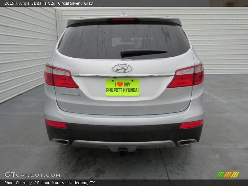 Circuit Silver / Gray 2015 Hyundai Santa Fe GLS
