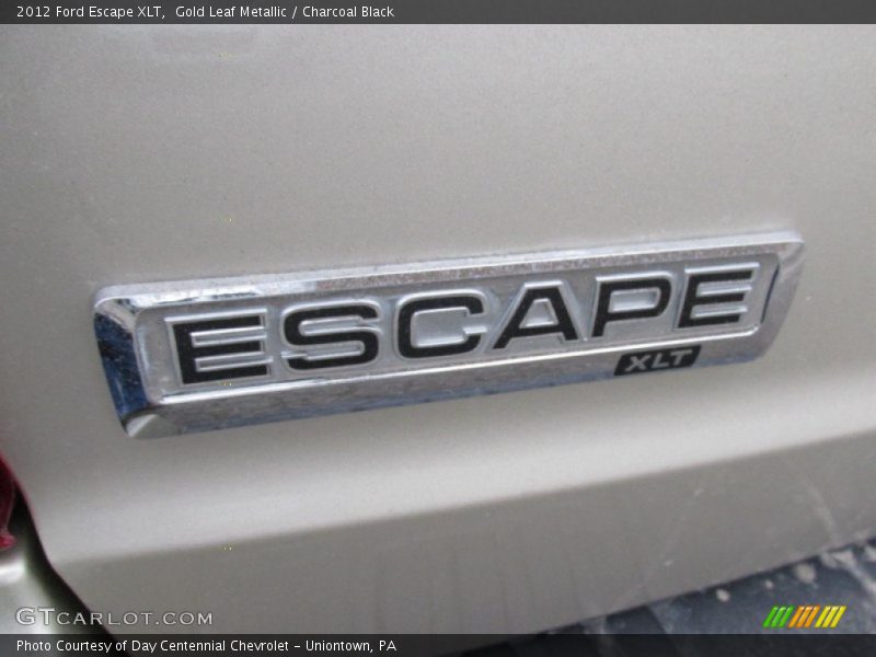 Gold Leaf Metallic / Charcoal Black 2012 Ford Escape XLT