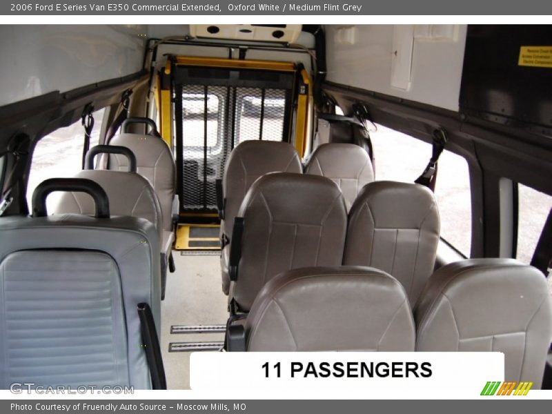 Oxford White / Medium Flint Grey 2006 Ford E Series Van E350 Commercial Extended