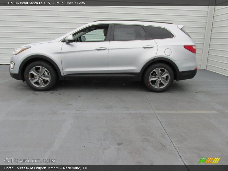 Circuit Silver / Gray 2015 Hyundai Santa Fe GLS