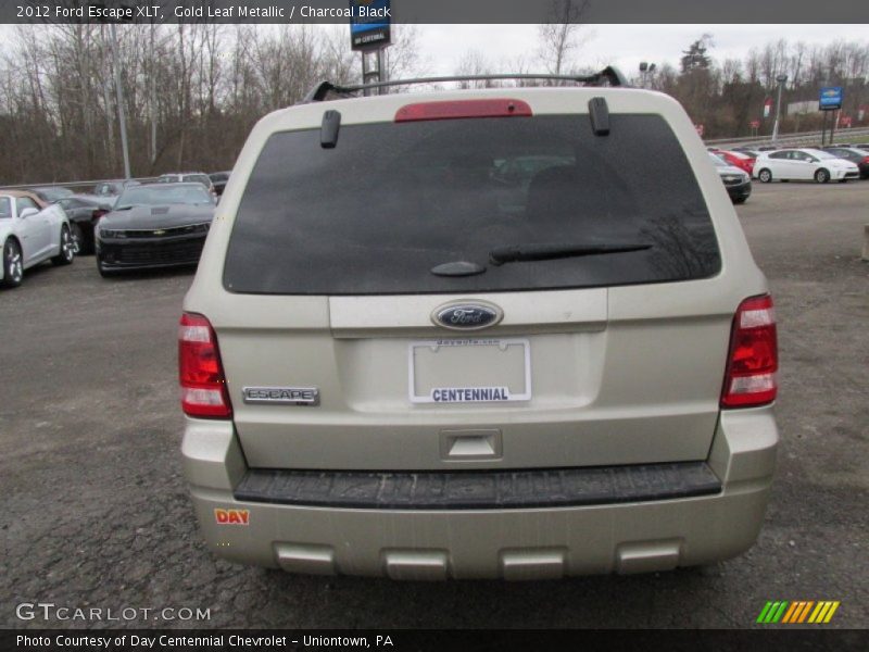 Gold Leaf Metallic / Charcoal Black 2012 Ford Escape XLT