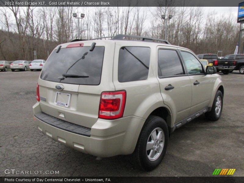 Gold Leaf Metallic / Charcoal Black 2012 Ford Escape XLT