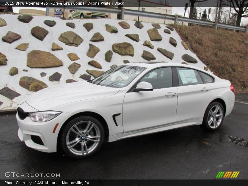 Alpine White / Black 2015 BMW 4 Series 435i xDrive Gran Coupe
