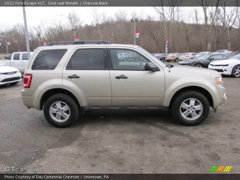 Gold Leaf Metallic / Charcoal Black 2012 Ford Escape XLT