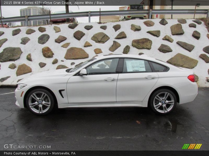 Alpine White / Black 2015 BMW 4 Series 435i xDrive Gran Coupe