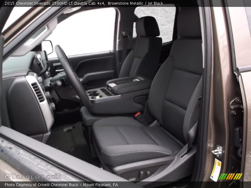 Brownstone Metallic / Jet Black 2015 Chevrolet Silverado 2500HD LT Double Cab 4x4