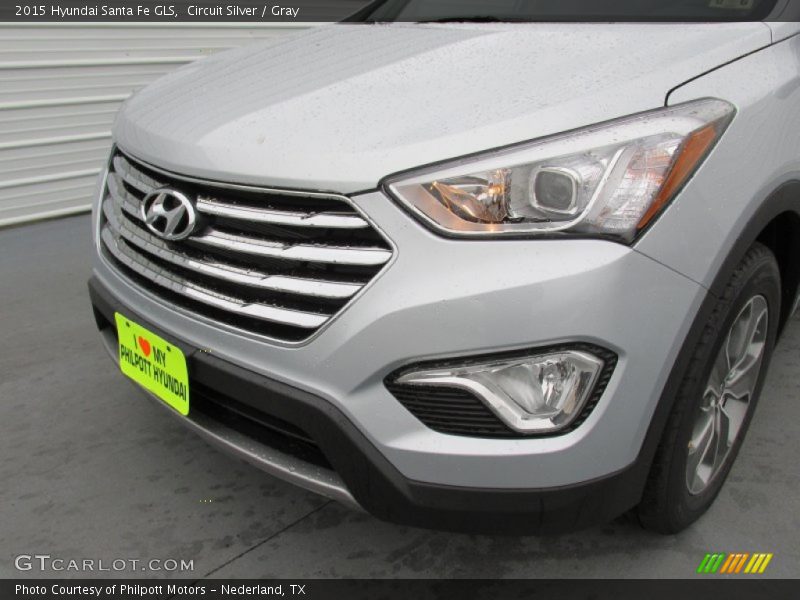 Circuit Silver / Gray 2015 Hyundai Santa Fe GLS