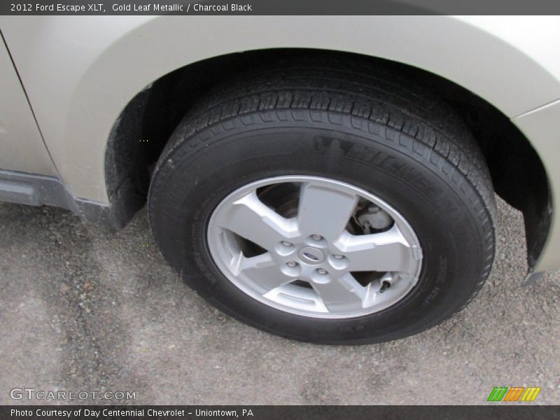 Gold Leaf Metallic / Charcoal Black 2012 Ford Escape XLT