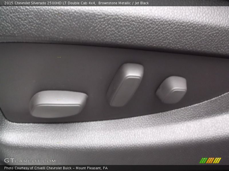 Brownstone Metallic / Jet Black 2015 Chevrolet Silverado 2500HD LT Double Cab 4x4