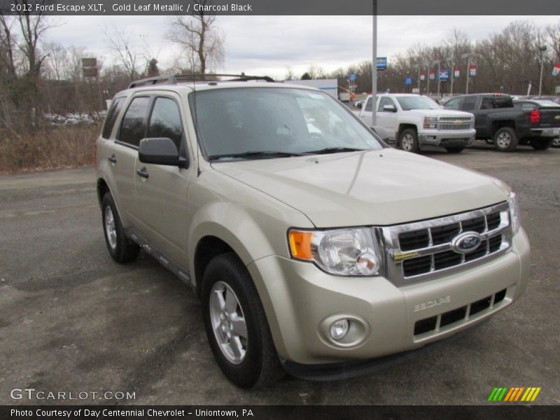 Gold Leaf Metallic / Charcoal Black 2012 Ford Escape XLT