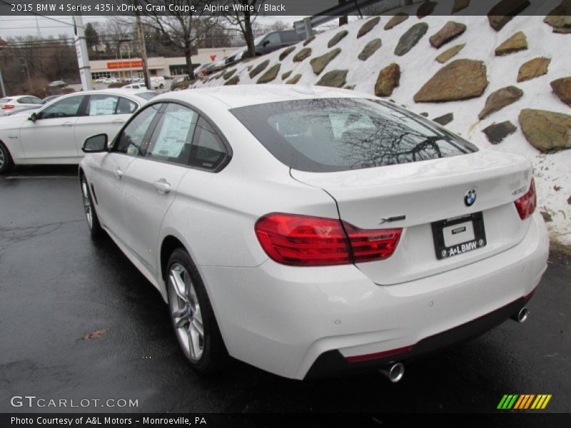 Alpine White / Black 2015 BMW 4 Series 435i xDrive Gran Coupe