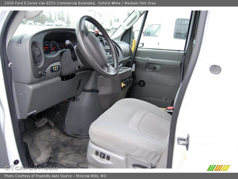 Oxford White / Medium Flint Grey 2006 Ford E Series Van E350 Commercial Extended