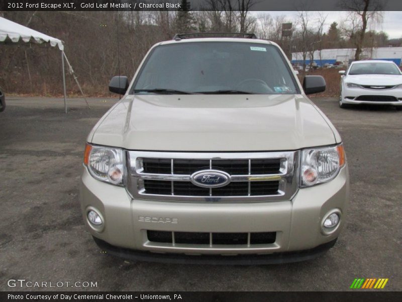 Gold Leaf Metallic / Charcoal Black 2012 Ford Escape XLT