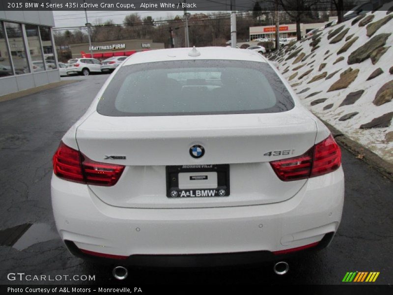 Alpine White / Black 2015 BMW 4 Series 435i xDrive Gran Coupe