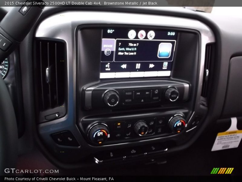 Brownstone Metallic / Jet Black 2015 Chevrolet Silverado 2500HD LT Double Cab 4x4