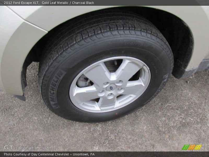 Gold Leaf Metallic / Charcoal Black 2012 Ford Escape XLT