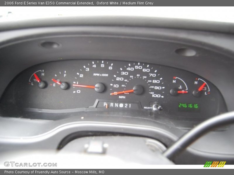 Oxford White / Medium Flint Grey 2006 Ford E Series Van E350 Commercial Extended