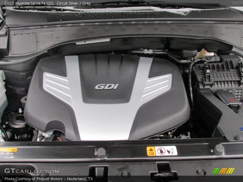Circuit Silver / Gray 2015 Hyundai Santa Fe GLS