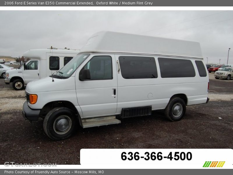 Oxford White / Medium Flint Grey 2006 Ford E Series Van E350 Commercial Extended