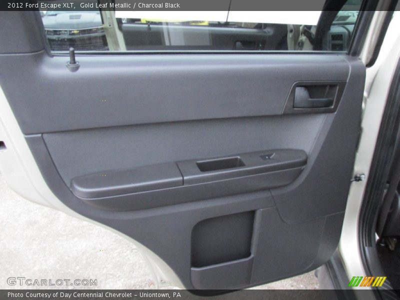 Gold Leaf Metallic / Charcoal Black 2012 Ford Escape XLT