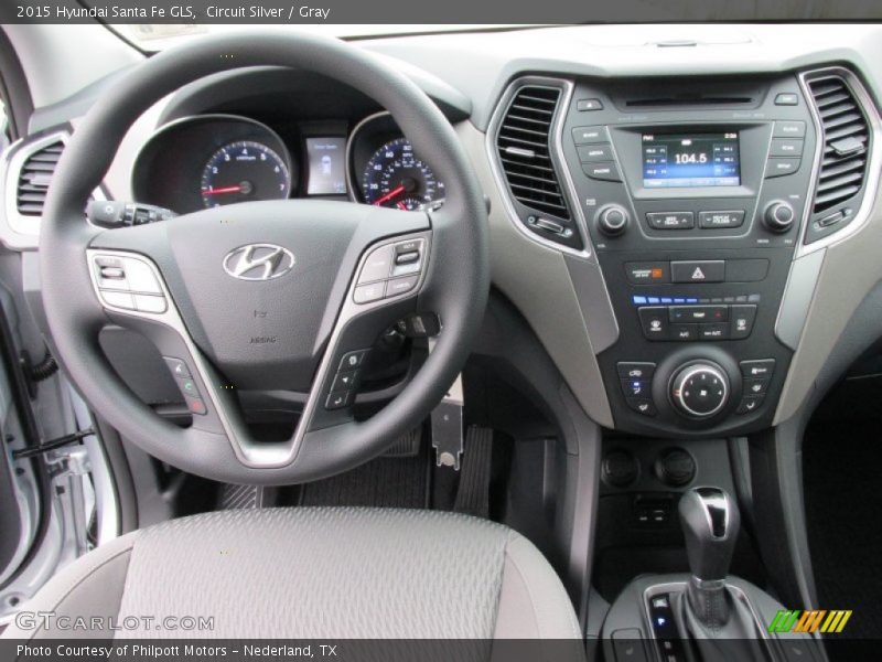 Dashboard of 2015 Santa Fe GLS