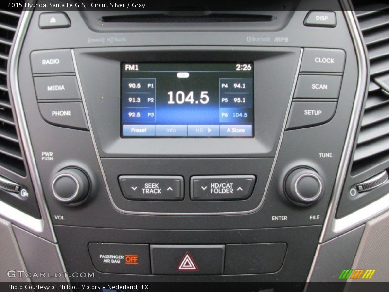 Circuit Silver / Gray 2015 Hyundai Santa Fe GLS
