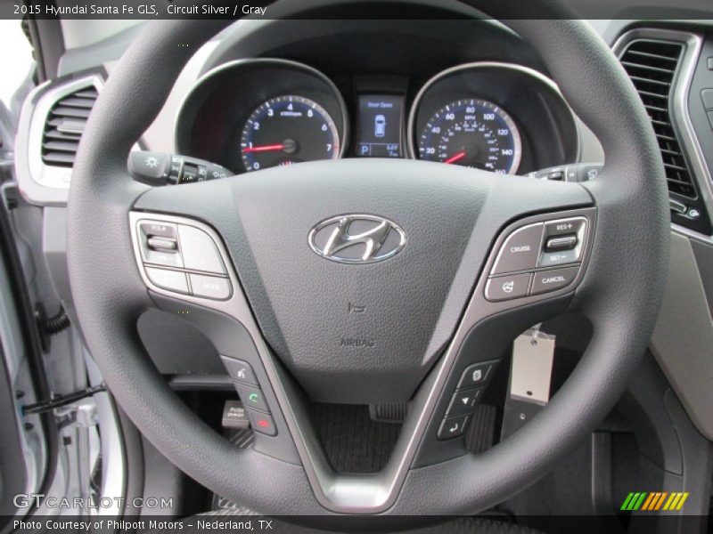 Circuit Silver / Gray 2015 Hyundai Santa Fe GLS