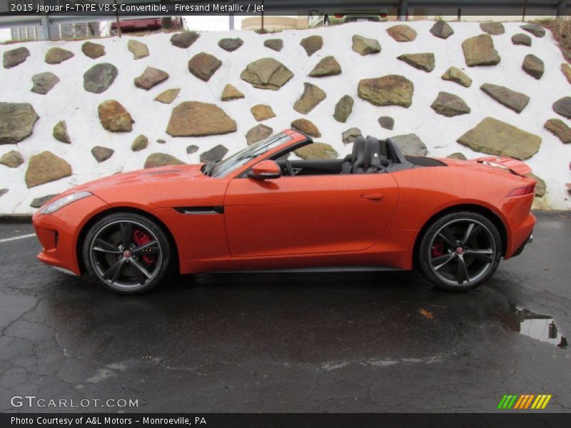  2015 F-TYPE V8 S Convertible Firesand Metallic