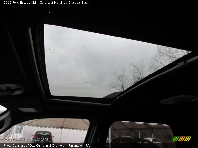Gold Leaf Metallic / Charcoal Black 2012 Ford Escape XLT