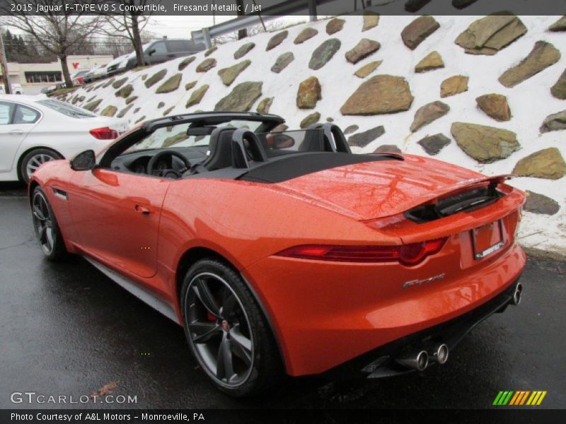  2015 F-TYPE V8 S Convertible Firesand Metallic