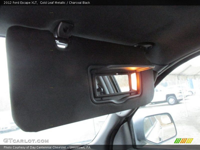 Gold Leaf Metallic / Charcoal Black 2012 Ford Escape XLT