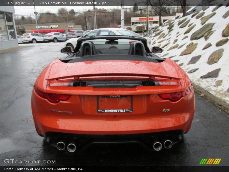 Firesand Metallic / Jet 2015 Jaguar F-TYPE V8 S Convertible