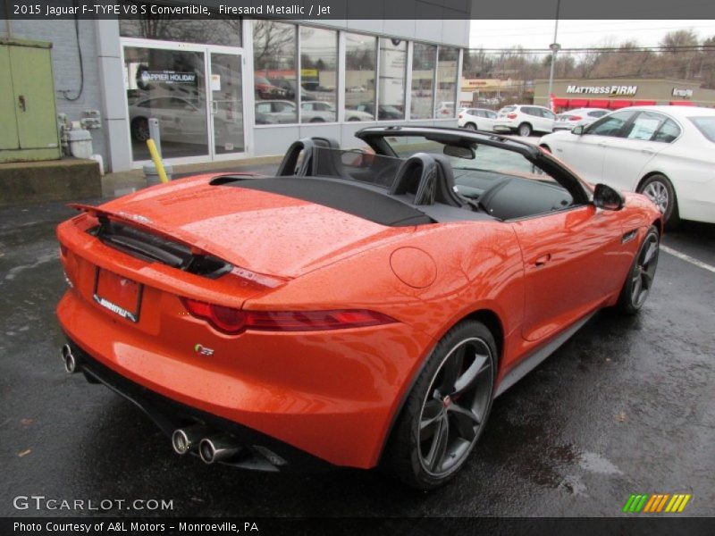 Firesand Metallic / Jet 2015 Jaguar F-TYPE V8 S Convertible