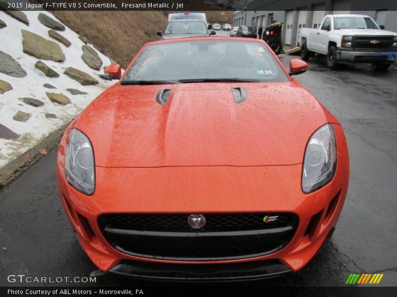 Firesand Metallic / Jet 2015 Jaguar F-TYPE V8 S Convertible